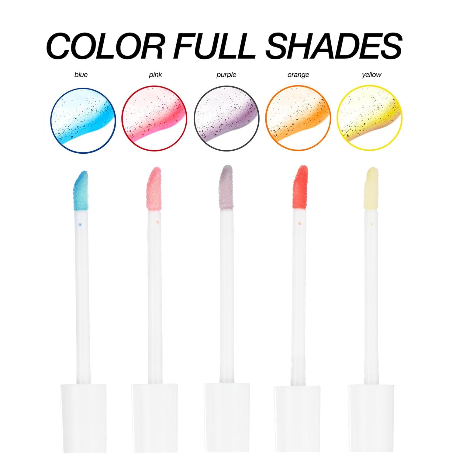 image:imageExpressions Sweet Kisses Lip Gloss Collection 5 Pack Assorted Tubes With Wand Aesthetic Makeup Lip Shine Set