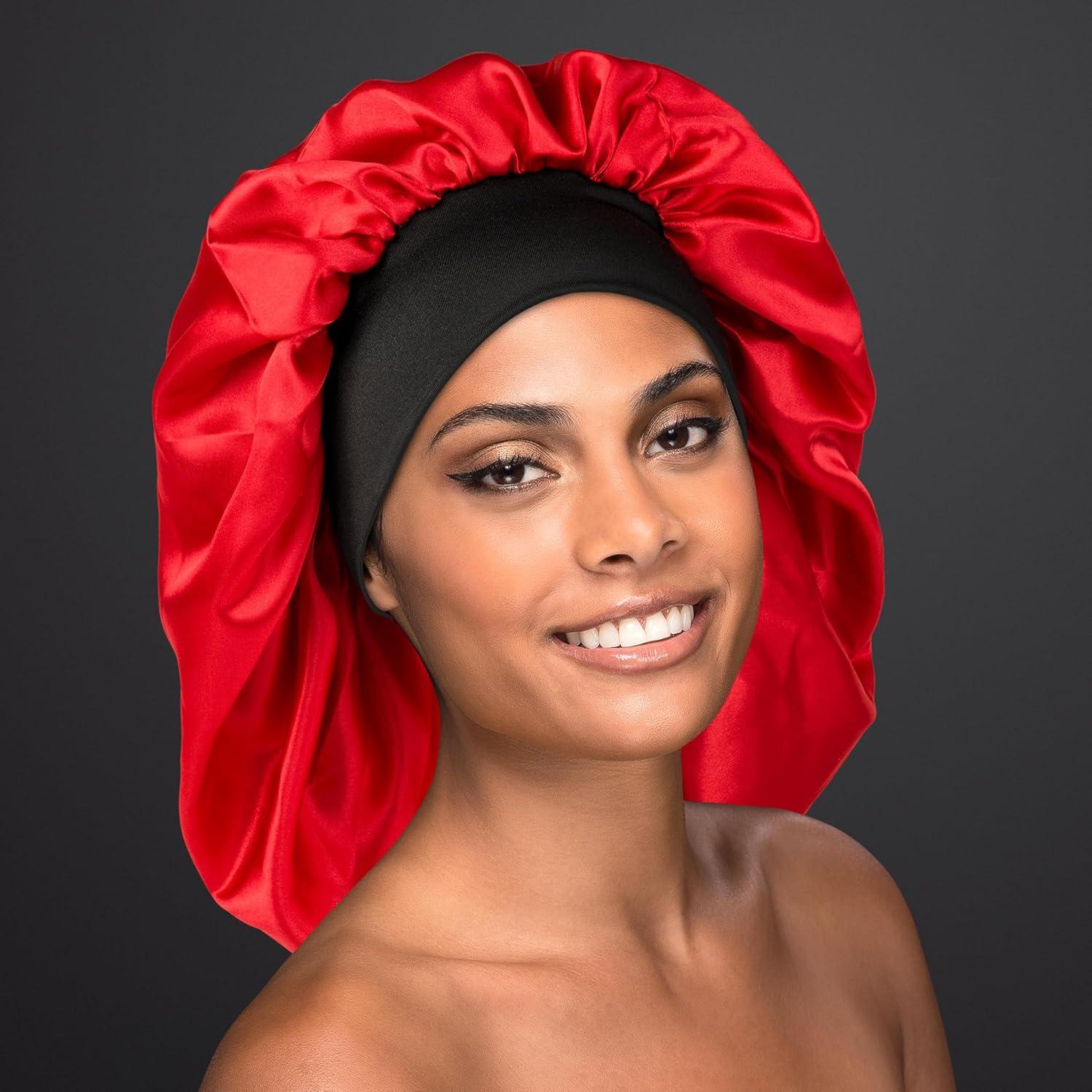 image:imageExtra Large Double Satin Lined CapBlack