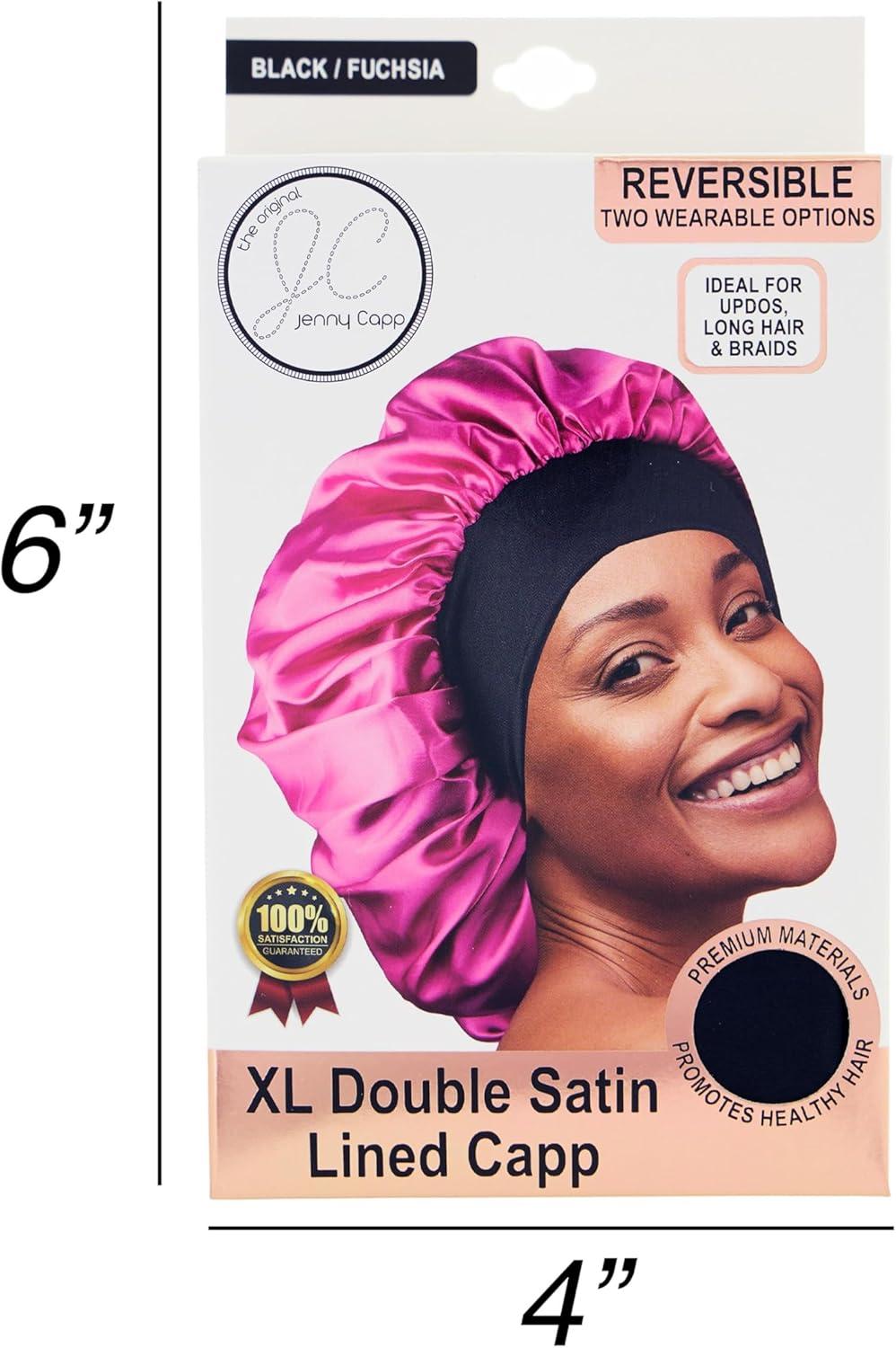 image:imageExtra Large Double Satin Lined CapFuchsia