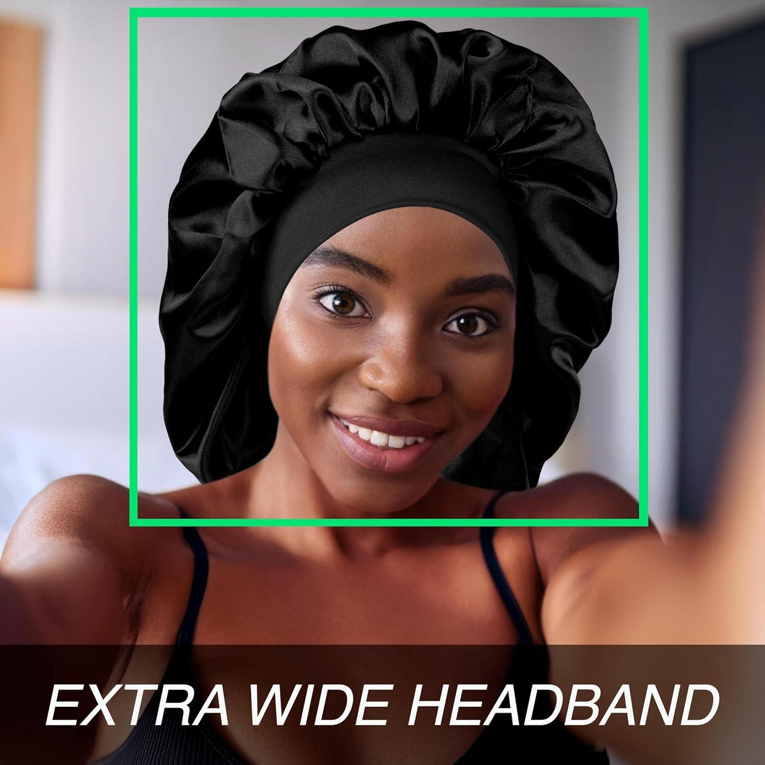 image:imageExtra Large Double Satin Lined CapIvory