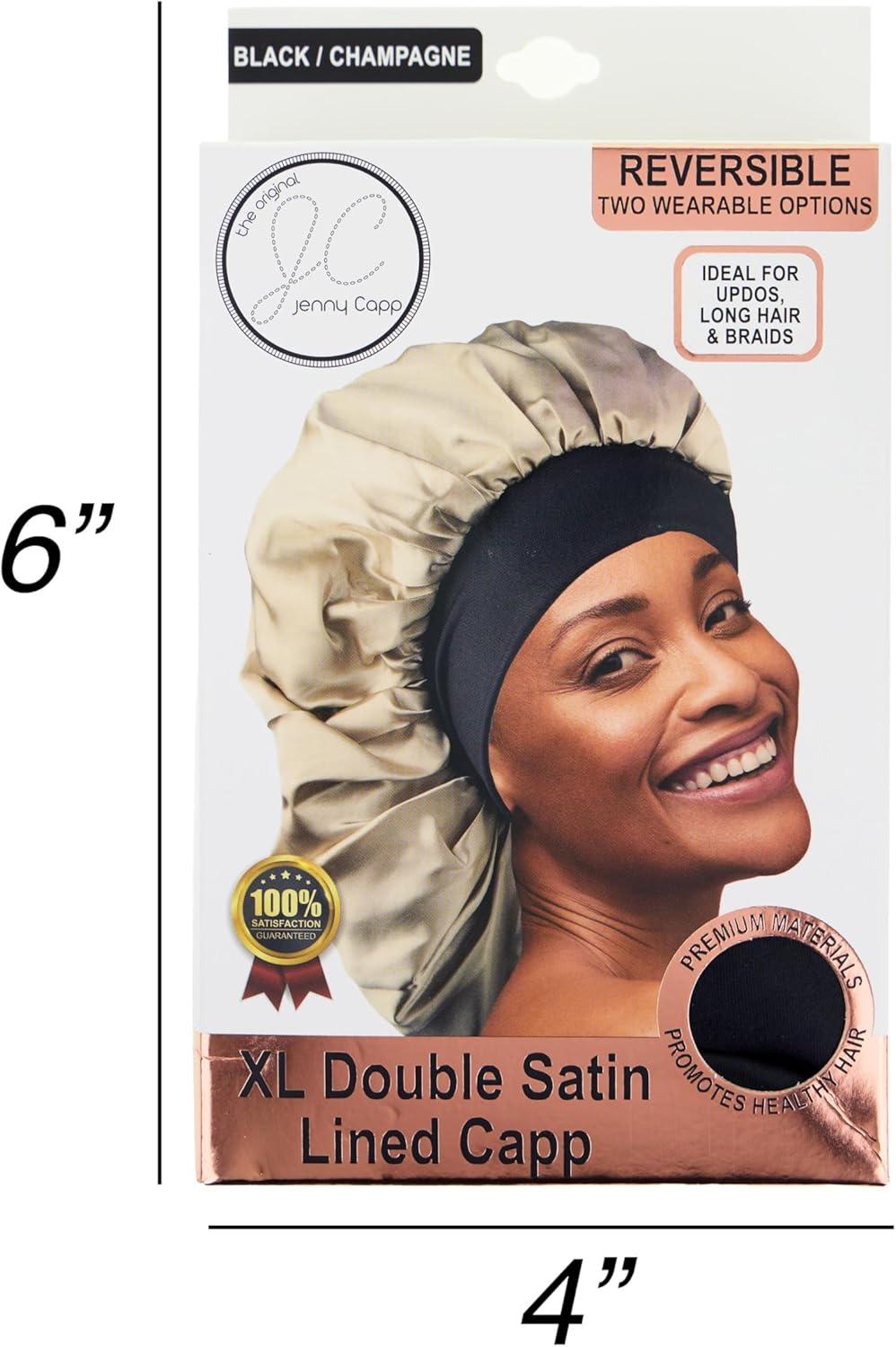 image:imageExtra Large Double Satin Lined CapIvory