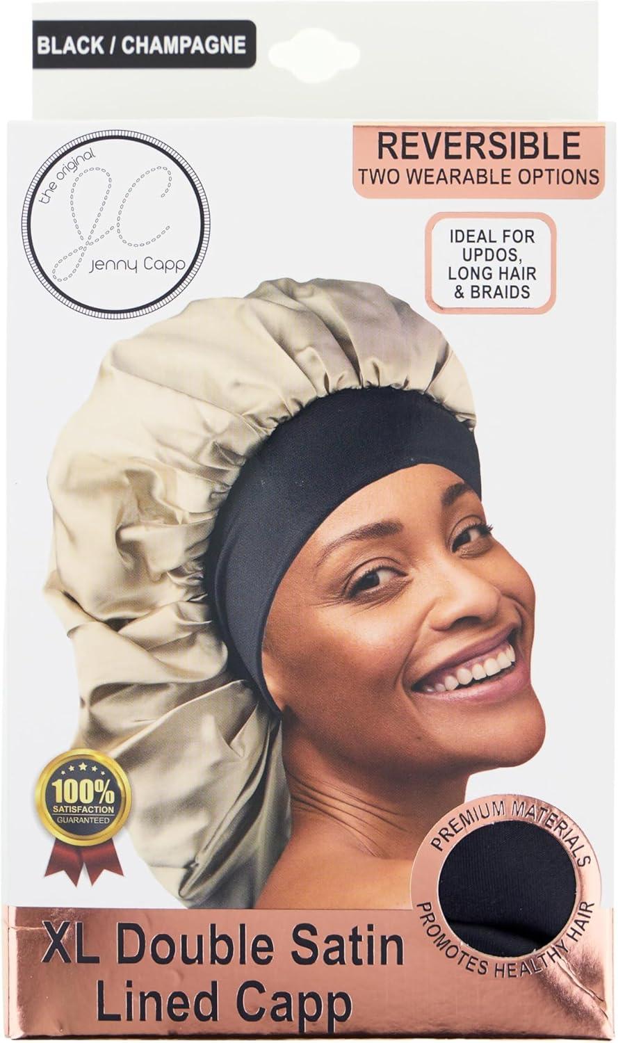 image:imageExtra Large Double Satin Lined CapIvory