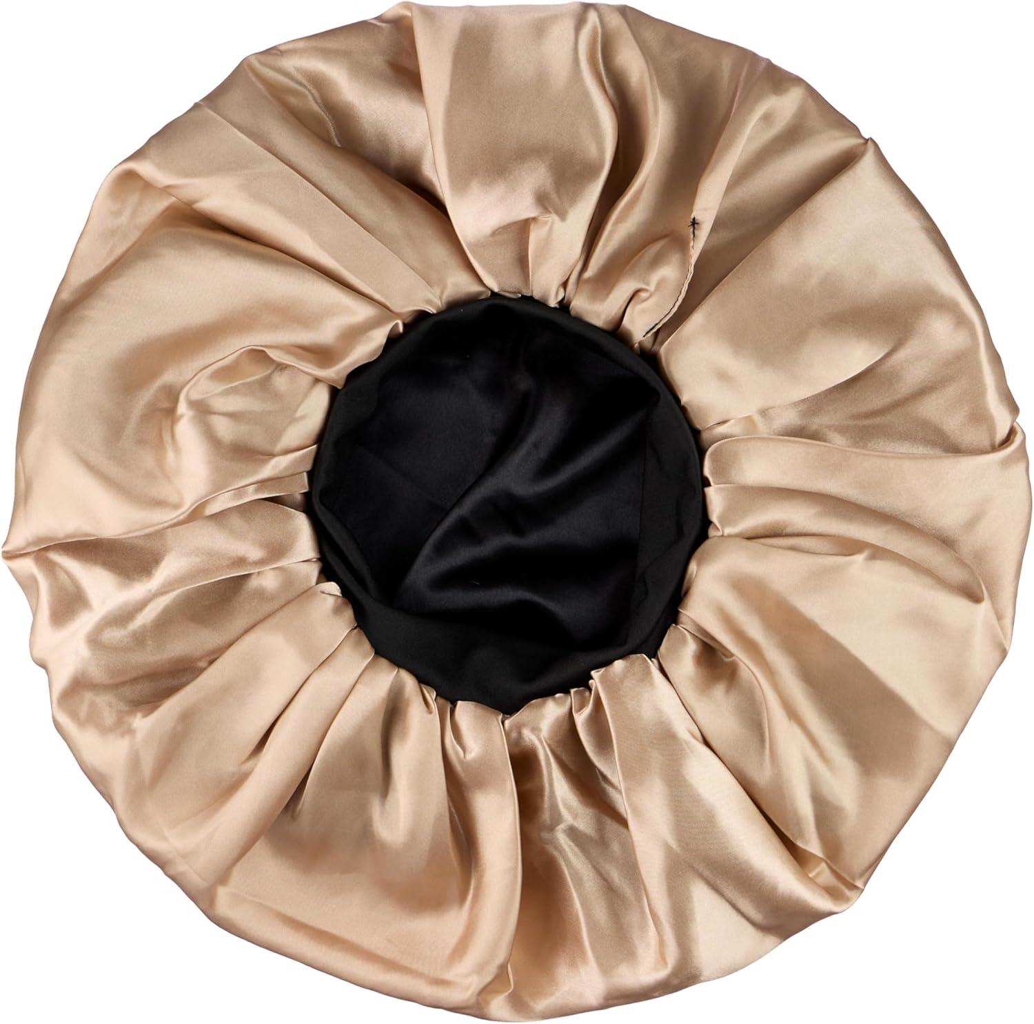 image:imageExtra Large Double Satin Lined CapIvory