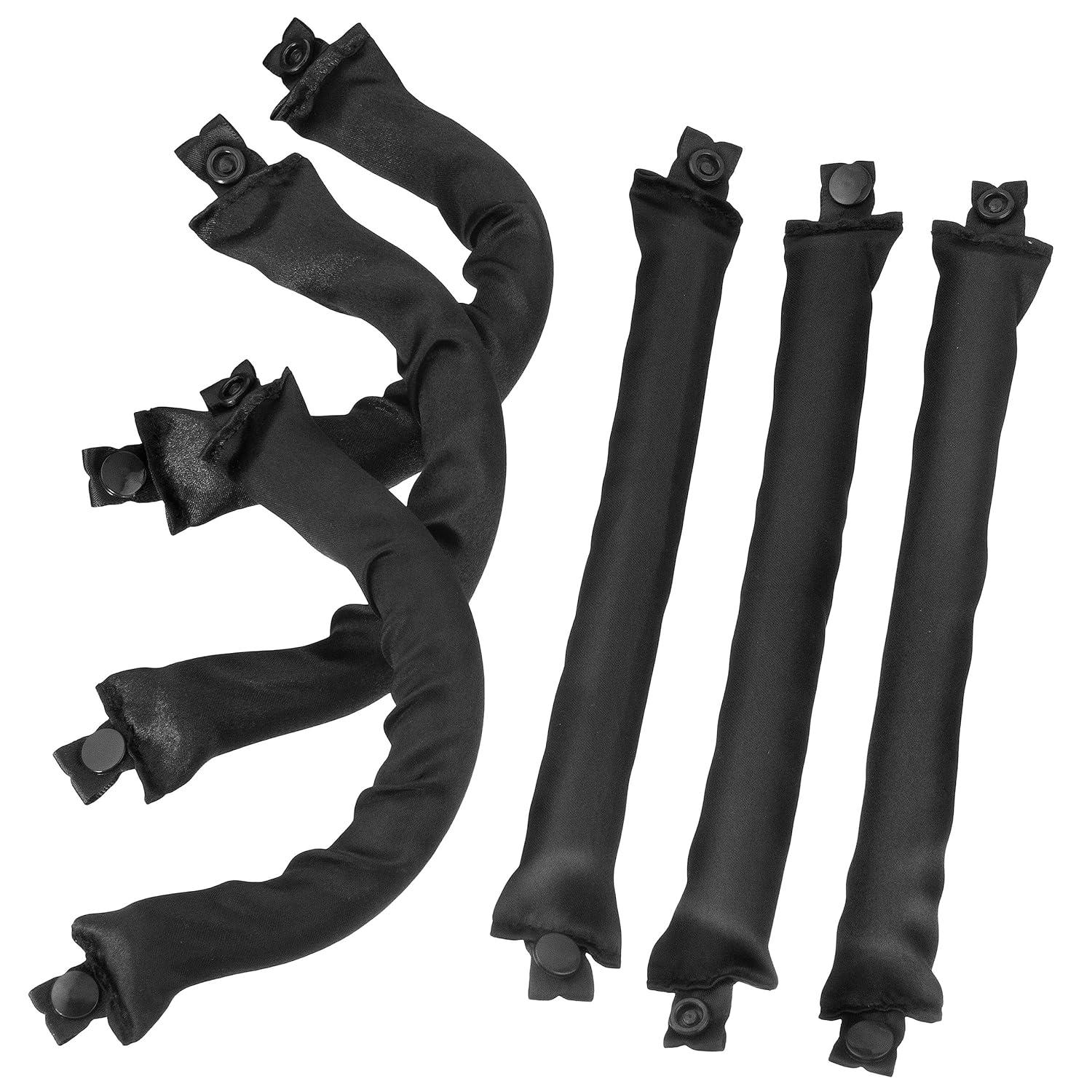 image:imageJenny Capp 6pc Satin Cushion Hair Rollers 1 Thick Super Soft Accessories for Women Promote Healthy Curls amp Prevent Breakage for Natural Hair