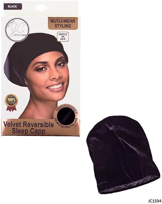 image:imageReversible Sleep Cap Velvet amp Satin Sleep Cap