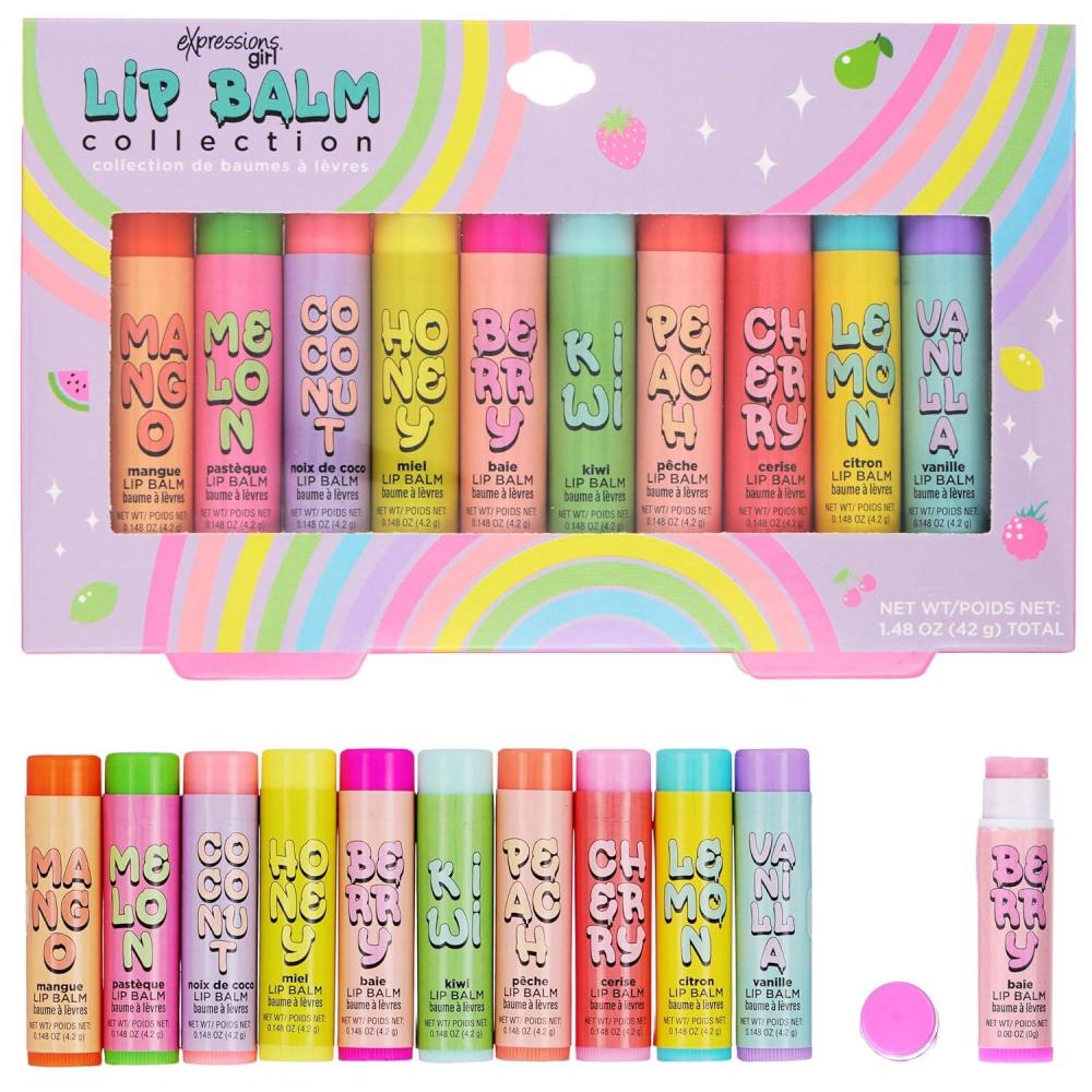 image:image10pc Lip Balm Collection Hydrating Lip Balms Infused Enriched Lip Balm SetHydrating