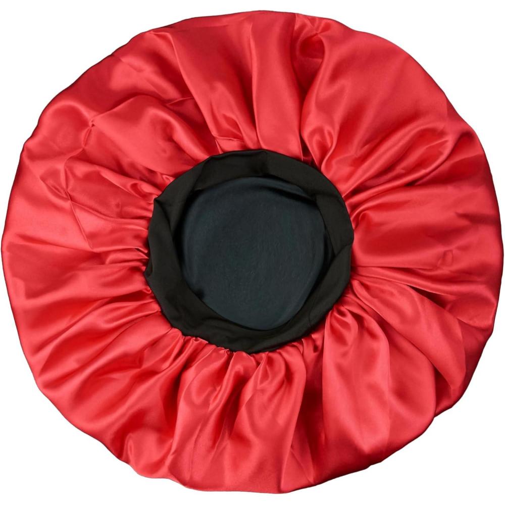 image:imageExtra Large Double Satin Lined CapBlack