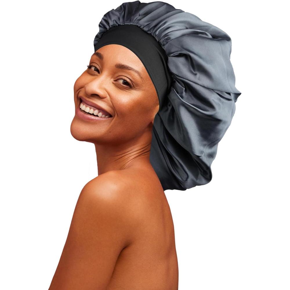 image:imageExtra Large Double Satin Lined CapGrey