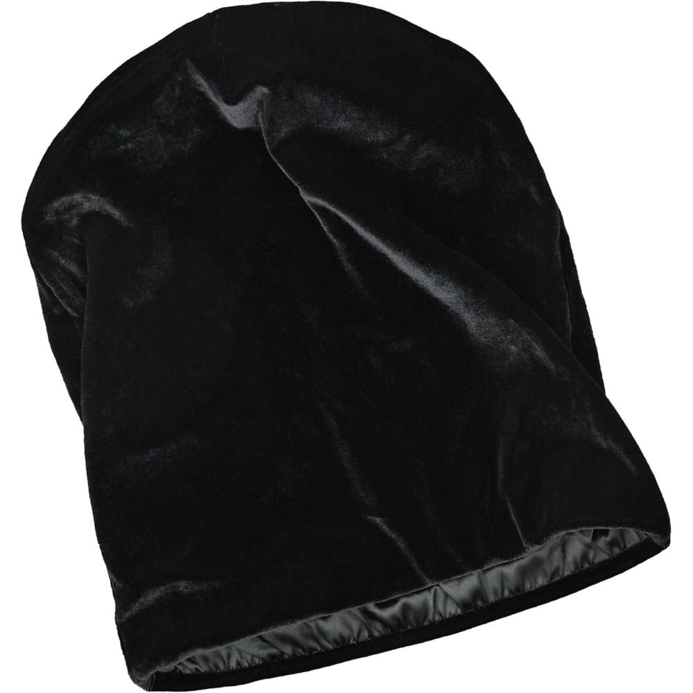 image:imageReversible Sleep Cap Velvet amp Satin Sleep Cap