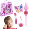 image:image4pc Cosmetic Kit wLip Gloss Watch Butterfly Lip Gloss amp Eyeshadow Palette Collection Kids Makeup Kit for Girls Washable  Non Toxic