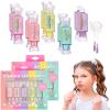 image:imageEXPRESSIONS 10pc Candy Lip Gloss Set Fruity Flavored Lip Gloss Tubes wPrecision Applicator Safe and NonToxic Gift Set For Girls