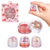 image:imageEXPRESSIONS 4pc Lip Gloss with Confetti Top  Berry Sweet Fruity Flavored Lip Gloss For Girls Safe and NonToxic Confetti Lip Gloss Gift Set For Girls