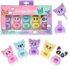 image:imageEXPRESSIONS 5pc Critter Character Nail Polish Set for Girls Water Based Colorful Novelty Nail Polishes Safe and Non Toxic Manicure Set amp Pedicure Kit