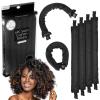 image:imageJenny Capp 6pc Satin Cushion Hair Rollers 1 Thick  Super Soft Accessories for Women Promote Healthy Curls amp Prevent Breakage for Natural Hair