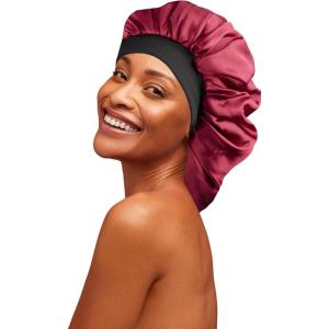 Extra Large Double Satin Lined Cap(Red)