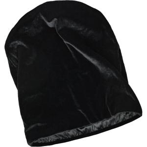Reversible Sleep Cap – Velvet & Satin Sleep Cap