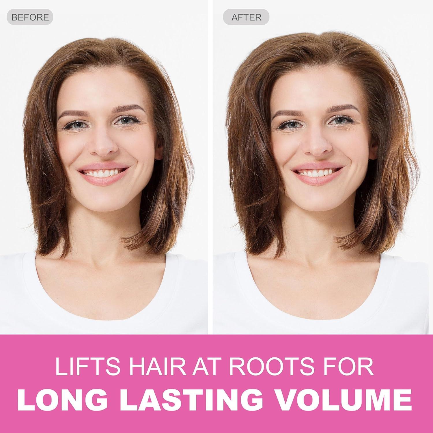 image:imageExpressions 4pc Hair Roller Clips Premium Hair Accessories for Women 2In1 Root Lifter Volumizer amp Curler Set with Styling Clips