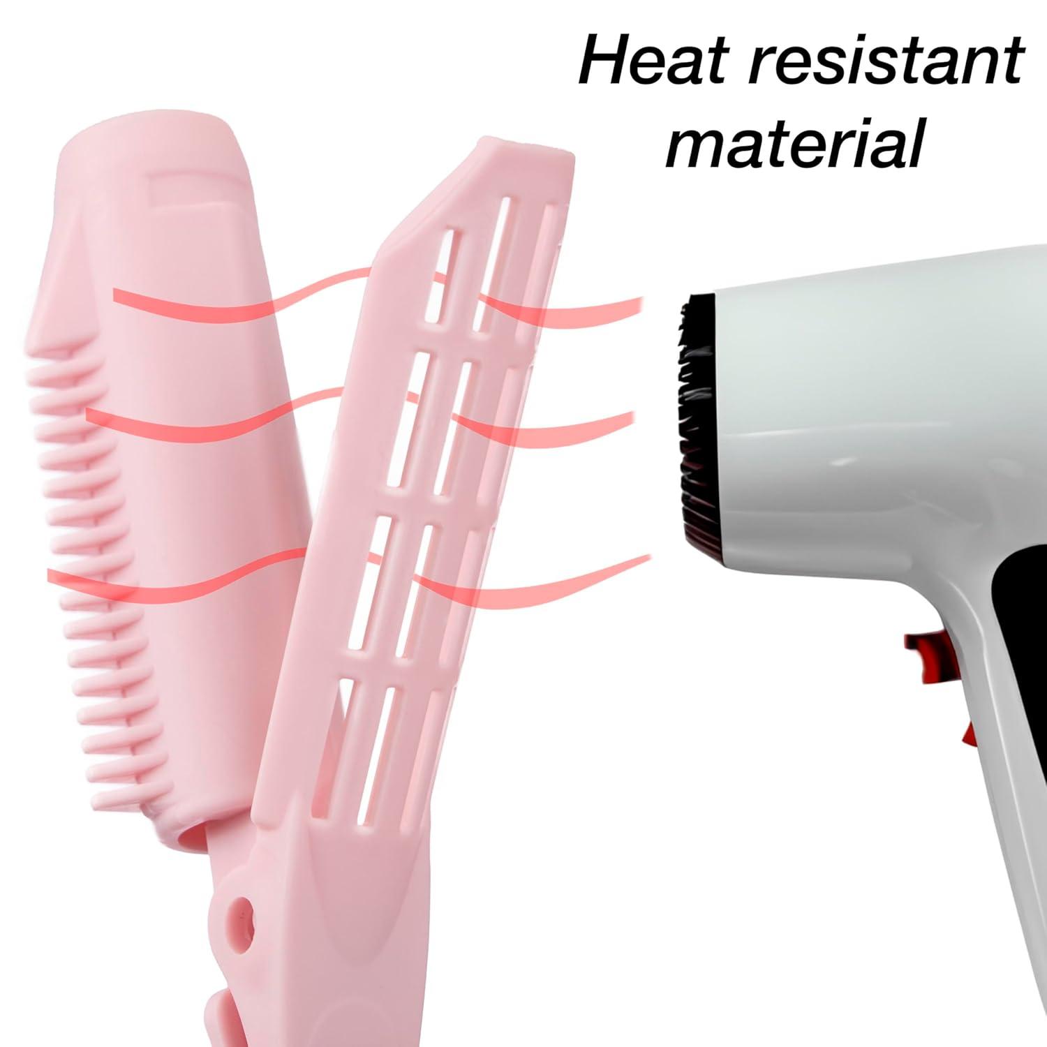 image:imageExpressions 6pc Volumizing Root Lifters Premium Quality Heat Resistant Hair Clips Hair Volumizing Roller Clips for Women Hair Care Hair Styling Tools