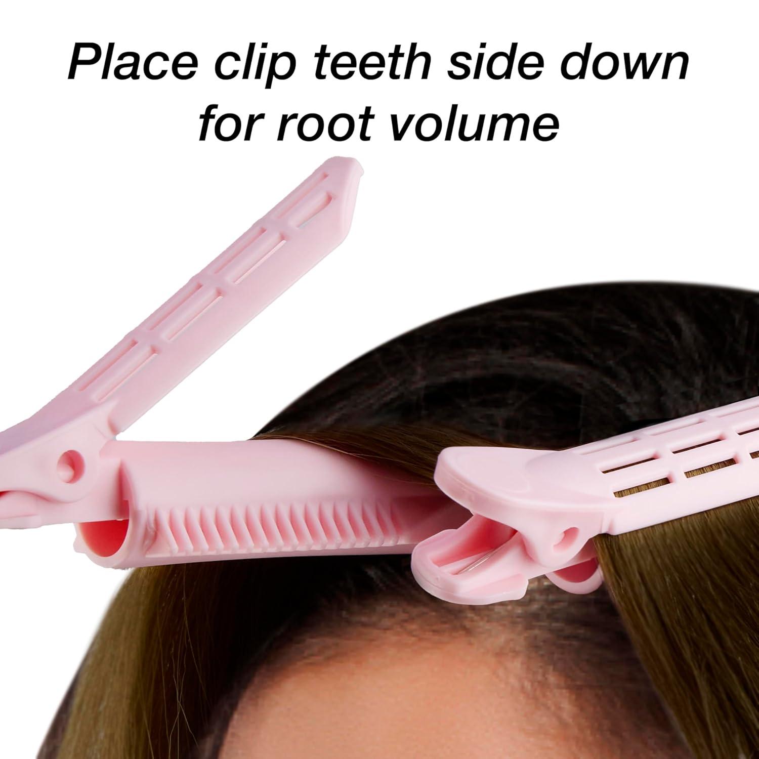 image:imageExpressions 6pc Volumizing Root Lifters Premium Quality Heat Resistant Hair Clips Hair Volumizing Roller Clips for Women Hair Care Hair Styling Tools