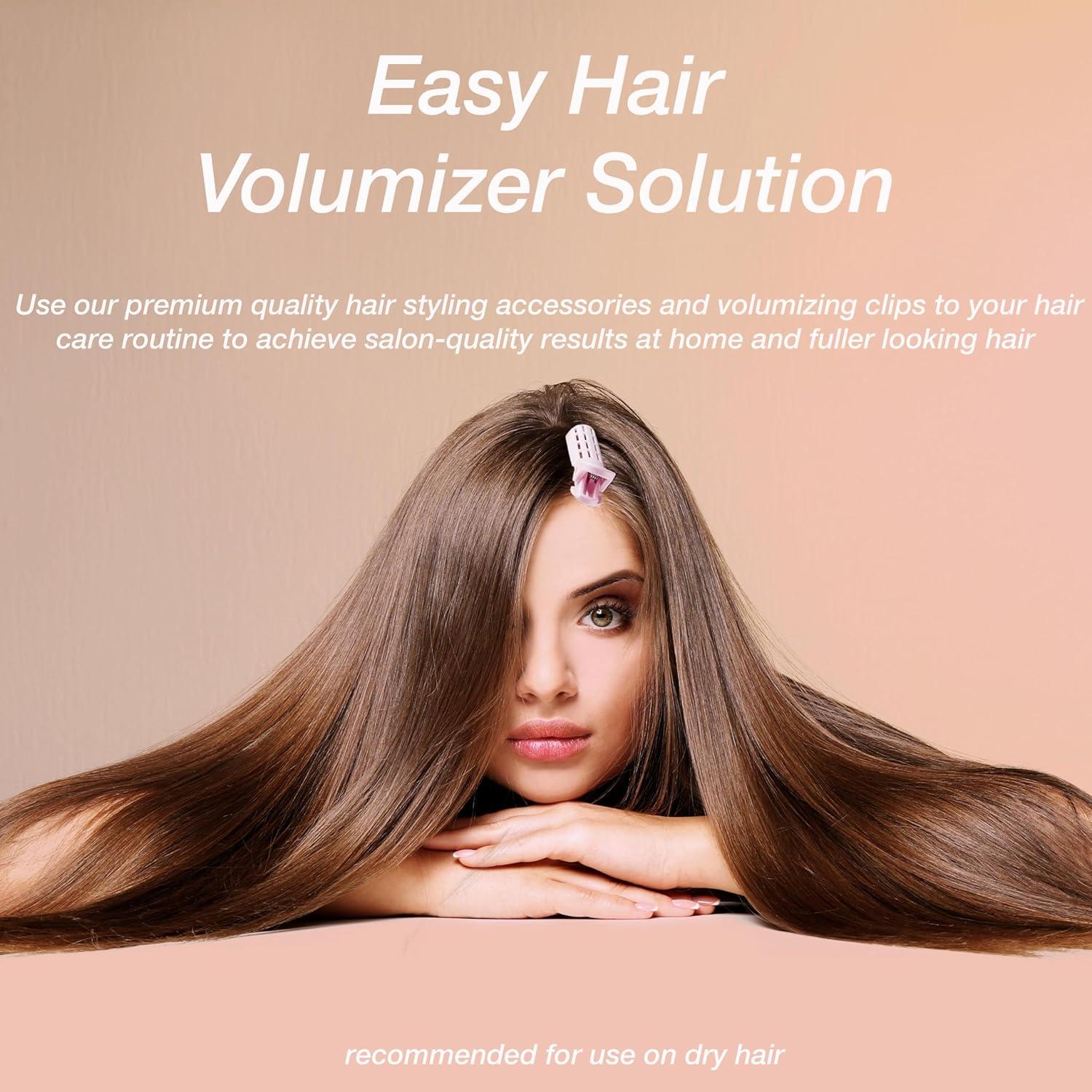 image:imageExpressions 6pc Volumizing Root Lifters Premium Quality Heat Resistant Hair Clips Hair Volumizing Roller Clips for Women Hair Care Hair Styling Tools
