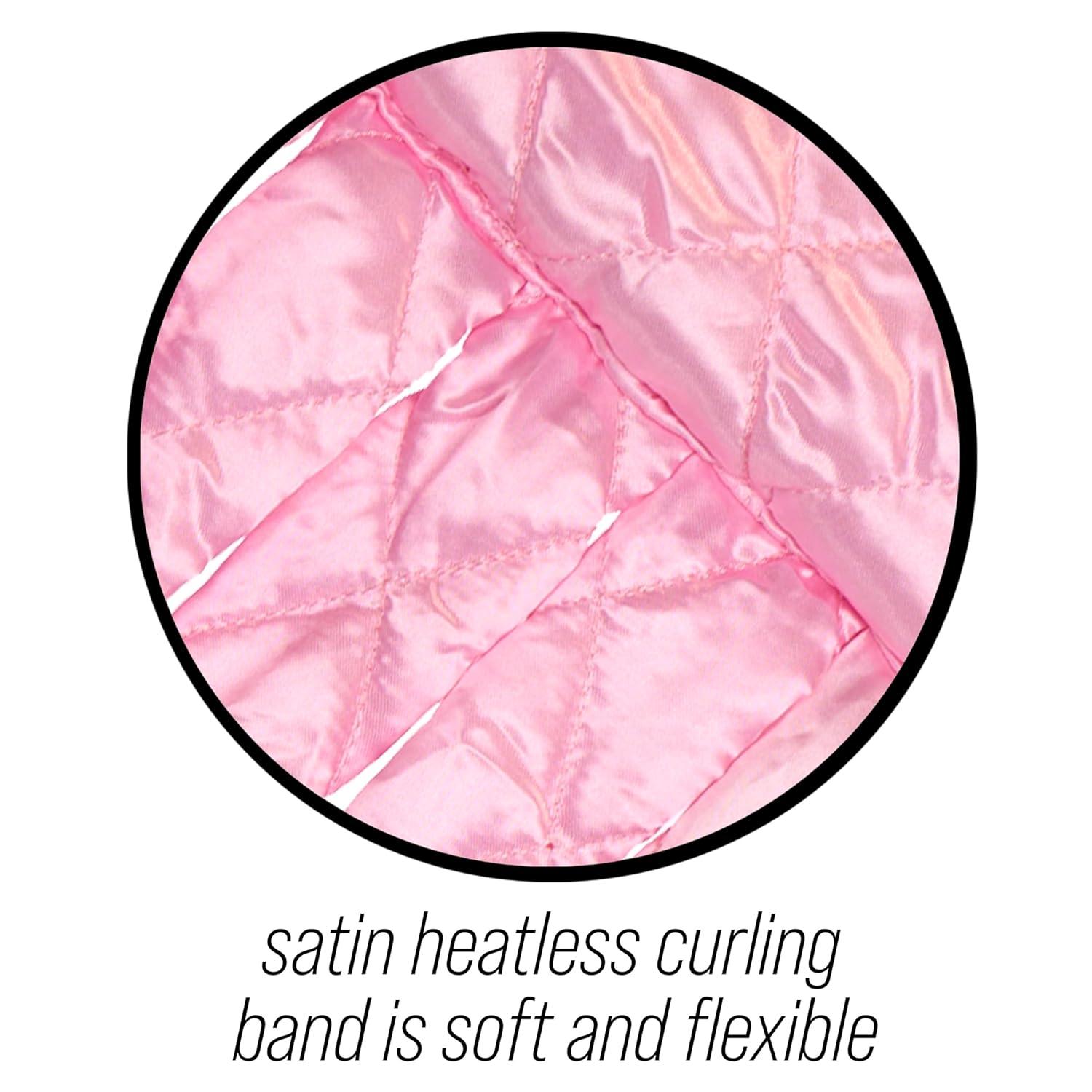 image:imageExpressions Soft Heatless Curler Premium Quality Hair Accessories for Women Flexi Rod PinkPink