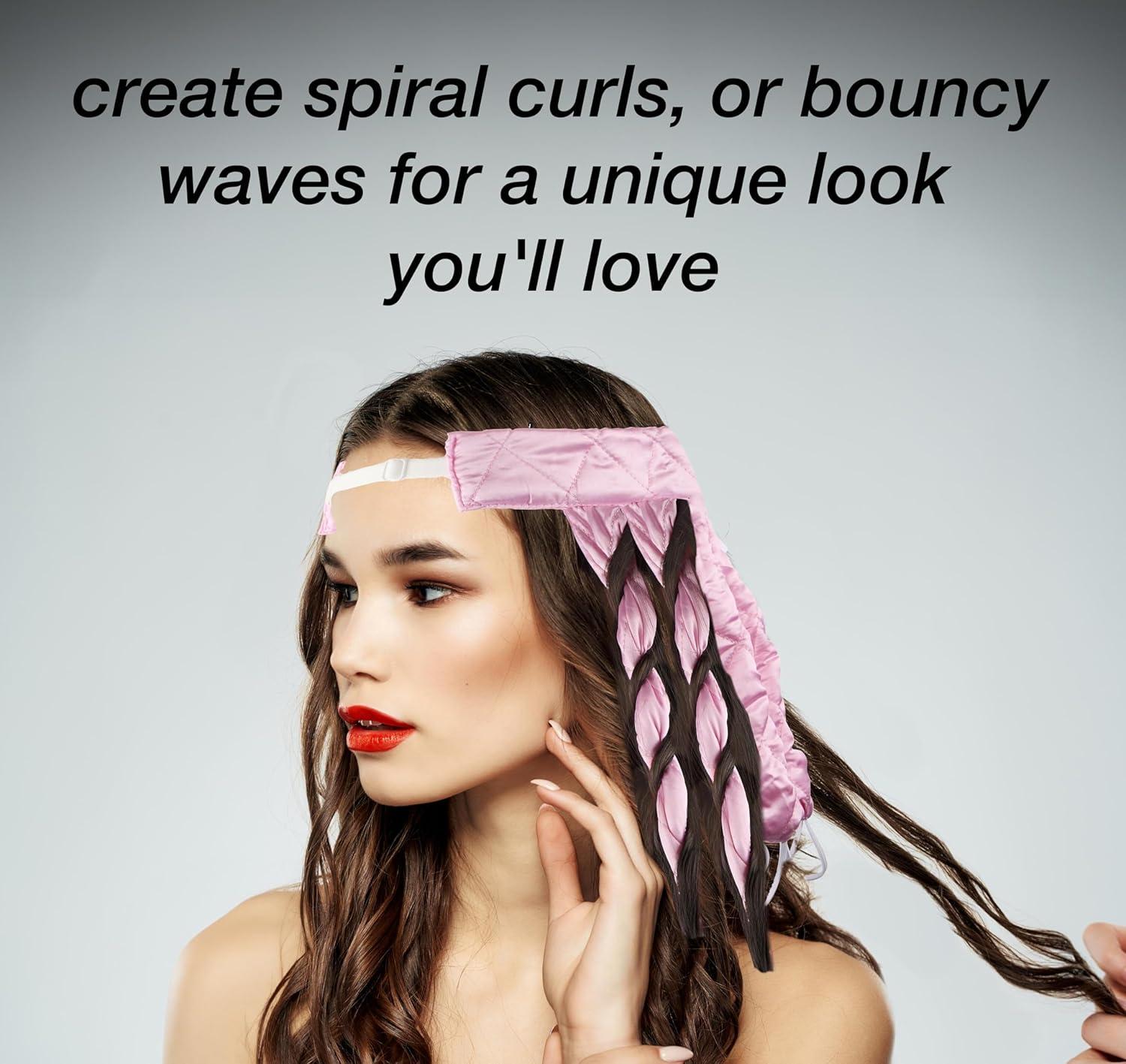 image:imageExpressions Soft Heatless Curler Premium Quality Hair Accessories for Women Flexi Rod PinkPink
