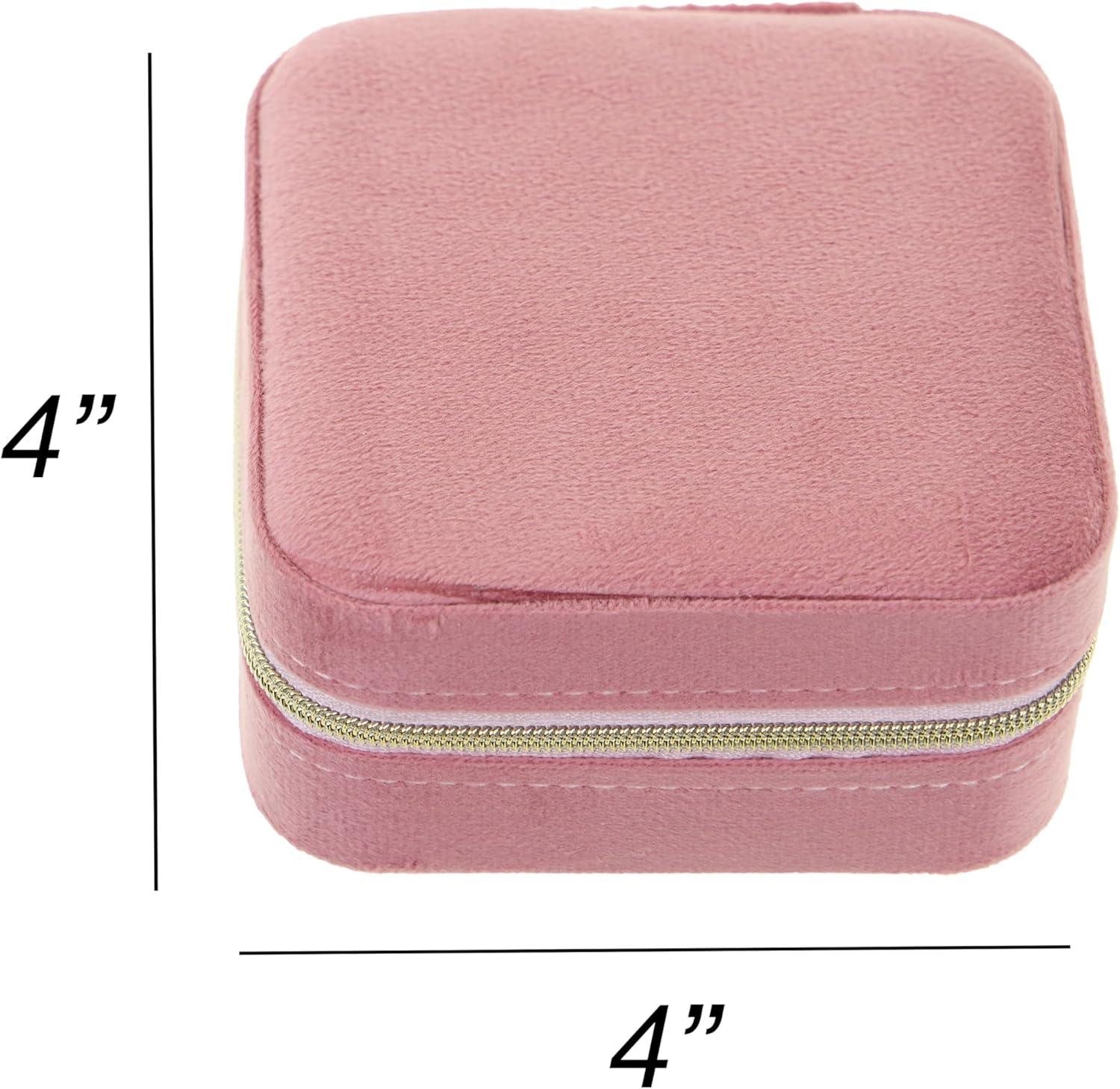 image:imageEXPRESSIONS Jewelry Organizer Travel Compact Jewelry Case with Zipper Closure Keeps Earrings Necklaces Rings amp More TangleFree and Protected On the Go