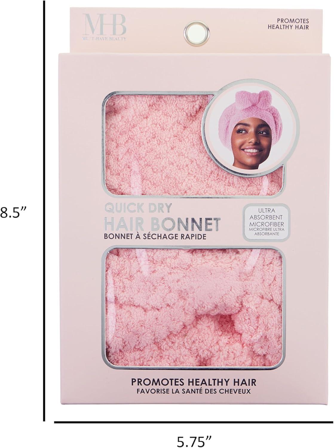 image:imageEXPRESSIONS Quick Dry Hair Bonnet Ultra Absorbent Microfiber Drying Cap for All Hair Types Soft amp Lightweight Towel Bonnet for Fast Drying Frizz Control amp Healthy Hair Care