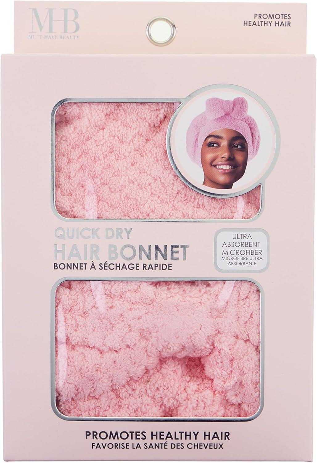 image:imageEXPRESSIONS Quick Dry Hair Bonnet Ultra Absorbent Microfiber Drying Cap for All Hair Types Soft amp Lightweight Towel Bonnet for Fast Drying Frizz Control amp Healthy Hair Care