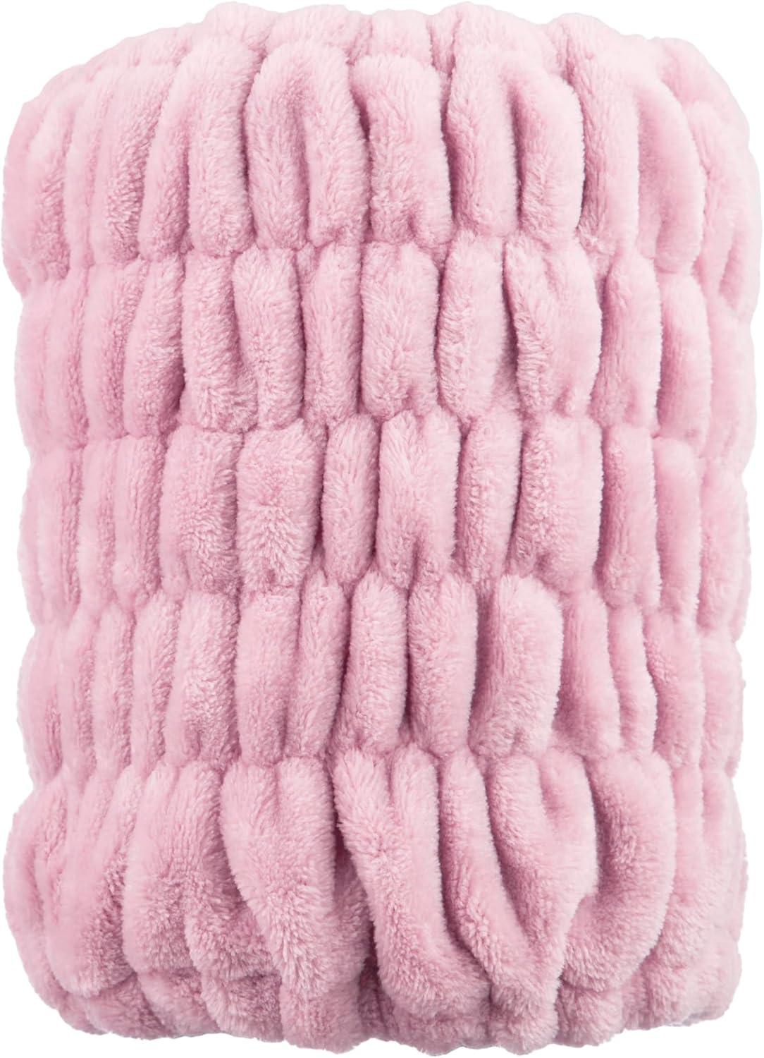 image:imageExpressions Extra Wide Spa Headwrap Pink 1pc Super Soft Microfiber Material Hair BandStylish Spa Headband SalonQuality Hair WrapPink