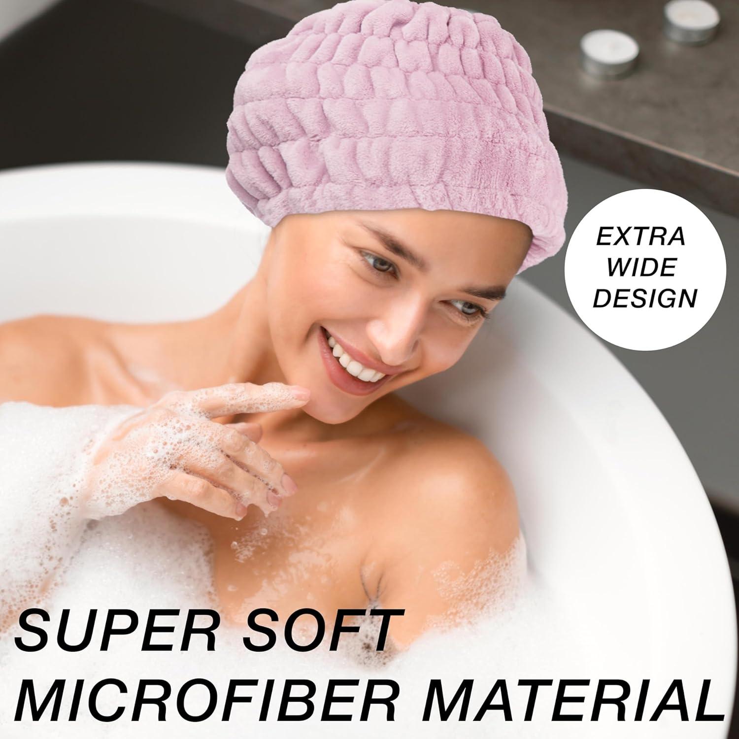 image:imageExpressions Extra Wide Spa Headwrap Pink 1pc Super Soft Microfiber Material Hair BandStylish Spa Headband SalonQuality Hair WrapPink