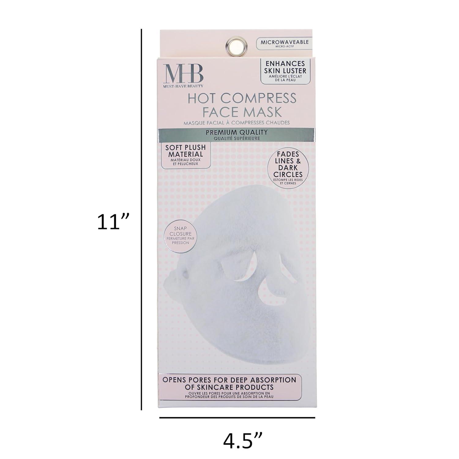 image:imageHot Compress Face Mask Heated Plush Face Mask for Relaxation Skincare Absorption and Rejuvenation