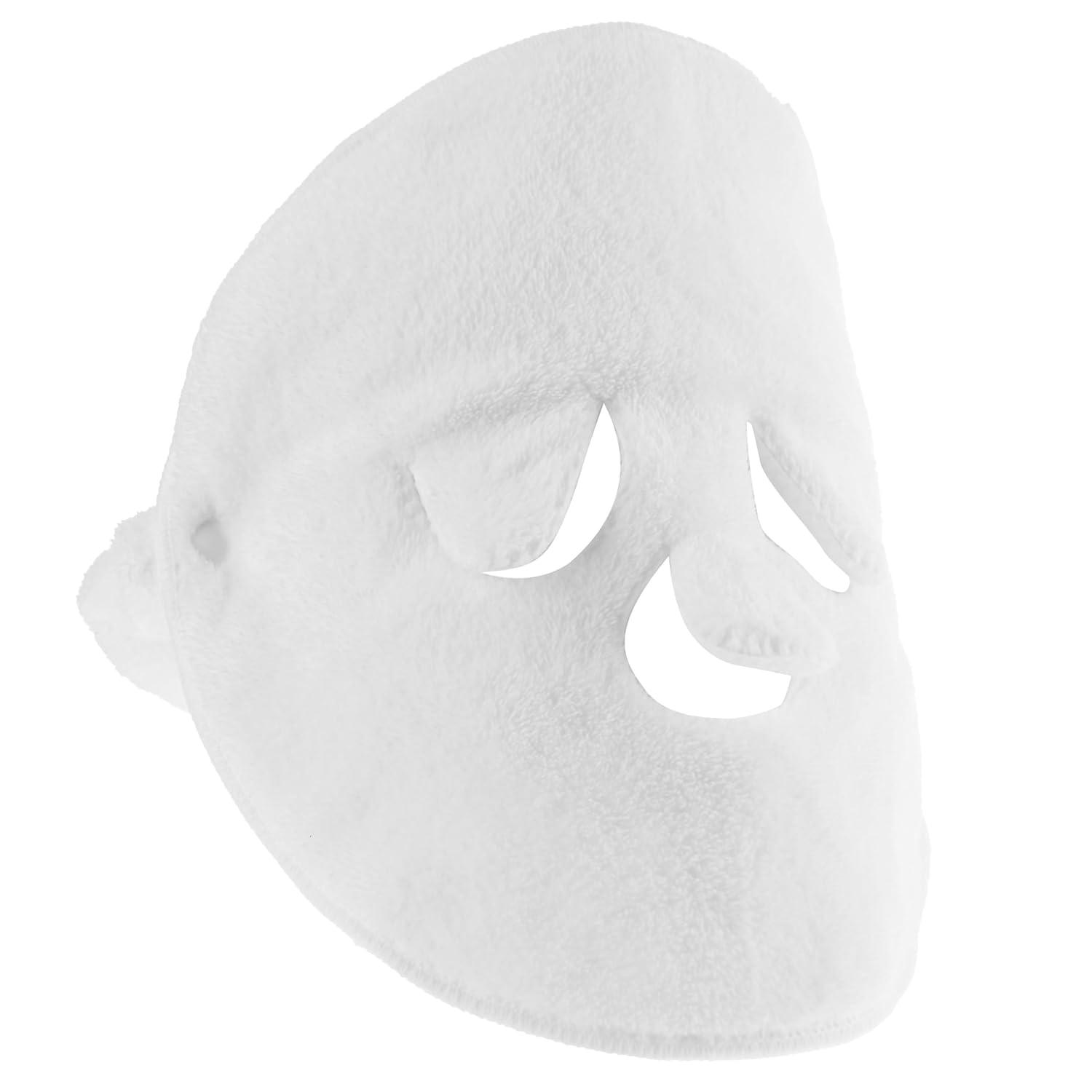 image:imageHot Compress Face Mask Heated Plush Face Mask for Relaxation Skincare Absorption and Rejuvenation