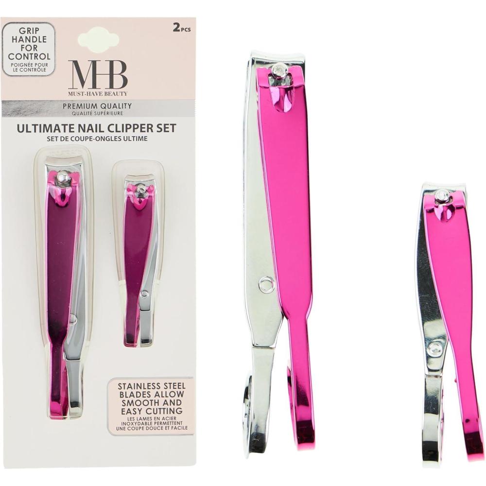 image:image2pk Ultimate Nail Clipper Set  Premium Quality Stainless Steel Nail Clippers with Sharp Blades and NonSlip Grip Handles for Smooth Precise Cutting