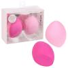 image:image2pc XL Sponge Set  Professional Blender Flawless Cosmetic Application Pink Accessory Tool Kit Face Foundation Concealer Contour