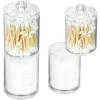 image:imageEXPRESSIONS 125pc Beauty Essentials Kit  Pads Rounds Face Swabs Q Tips Organizer Storage Box Spa Skincare Tools Accessories Set